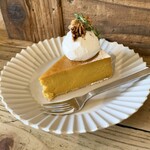 カンノン コーヒー 本山 - かぼちゃのチーズケーキ