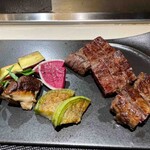 神戸牛 個室 ステーキ 吉祥 - お肉と野菜