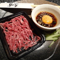 草の家 赤坂店 - ユッケ
