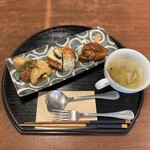 リッツン - 本日のお惣菜3品と本日のスープ