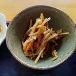 豚丼のかしわ - セットの小鉢