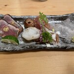 食堂 ユの木 - 刺し盛り五種