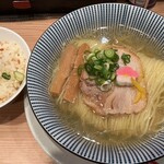 Taishio Soba Touka - 平日限定セット鯛塩ラーメンと鯛めし