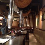 焼肉　大吉 - 店内は縦長でした。