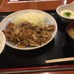 山田うどん - 2019/05/05 生姜焼き定食