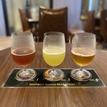 Moonrise Brewery Tenmonkan - ◆ ビール飲み比べ 自家醸造のみ 1,100円/税込
                        (ベルジャンペールエール、流麗、タンカンIPA)