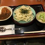 山田うどん - 2019/07/01 カツカレー+ざるうどん