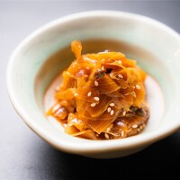 生姜の金平 Kinpira(cooked in soy sauce and sugar)Ginger