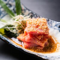 漬けマグロ胡麻和え Picked Tuna sesame sauce 