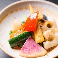 歯ごたえ野菜の温サラダ Crunchy vegetables warmed Salad