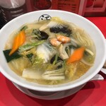 江南一店 - 五目野菜柳麺　麺大盛り