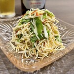 四川 郷土菜 シャンバァロウ - 布豆腐の和物 680円
