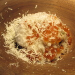 yokoyama - 筋子 仙鳳牡蠣 足赤海老 雑穀米で作ったリゾット 大和芋のとろろ