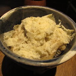 yokoyama - 落花生 栗 焼バナナのエスプーマ フォアグラバター オイル漬けにした梨 チーズのソース