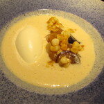 yokoyama - 秋とうもろこし 桃のアイス 巨峰と無花果のコンポート