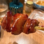 焼き鳥 津田 - 写真下手すぎて泣ける、、ぼやてるけどパーンとしていてふわっとしている血肝