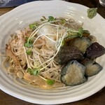 そば酒房　福島 - 揚げ茄子おろし蕎麦　1,250円