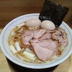 中華そば 葉山 - 「チャーシュー1枚 中華そば 並 味付け卵1個 海苔1枚 180g」1430円