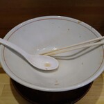 中華そば 葉山 - 余裕の完飲