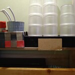 中華そば 葉山 - 卓上