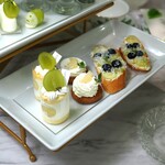 HAUTE COUTURE CAFE OMOTESANDO - 期間限定 Shine Muscat Afternoontea