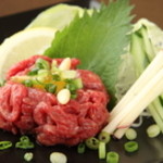 平一郎　焼肉 - 馬肉のユッケ、酒がススム！