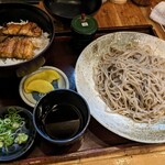 独活庵 - 鰻丼と盛り蕎麦のセット