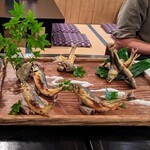 郷土料理ともん - 泳いでるのが新潟県で、かたまっているのが埼玉県