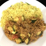 コチン ニヴァース - ズッキーニ入りキーマカリー＆レモンライス