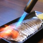 Homemade grilled mackerel