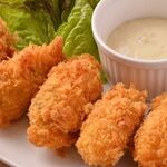 Crispy and plump fried Oyster