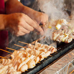 Assortment of eight Grilled skewer