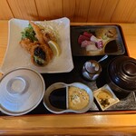 こう季 - 料理写真:●おまかせミックスフライと刺身盛りランチ　1,210円