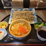 Soba Dokoro Bai Ryuu - 豚バラ丼セット(税込1,200円)