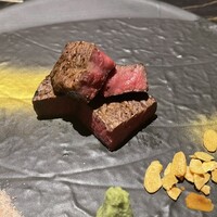 炭和食かなうS 特別室 - 最高峰松坂牛ヒレ 炭火焼き