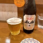 檍食堂 - 瓶ビール（中）¥600