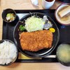 とんかつ富司 - ロースカツ定食(1380円)です。
