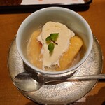 和食 國見 - 桃のデザート