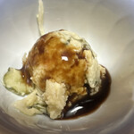 すしたけ - デザートかなあと思ってたら、ソースをかけたポテトサラダでした