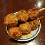 Yakitori Sumiya - つくね　160円　でかちびイチオシのどデカイつくね。ボリュームが大きいので160円は超お得！