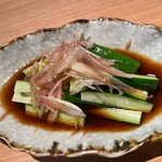 美酒佳肴 璃庵 - ミョウガキュウリ