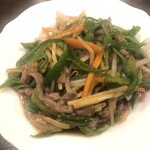 中華料理 華景園 - 牛肉とピーマン炒め　小　750円