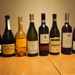 持ち込んでのワイン会でし