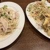 中国飯店　福來門 - 雲白肉とあったけど豚胡麻しゃぶサラダと茄子揚げ