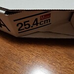 PIZZA-LA - Mサイズは直径25.4cmだそうです