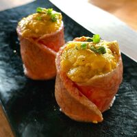 焼肉ぽんが 江ノ島 - 雲丹のせ軍艦！旨すぎ悶絶！