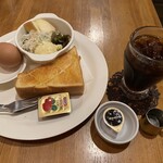  ソルティーシュガー - モーニングセット　アイスコーヒー