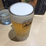 北海道らーめん 麺処うたり - 生ビール490円