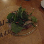 ファソラ - 本日の鮮魚カルパッチョ：せきいさきのカルパッチョ（1200円）