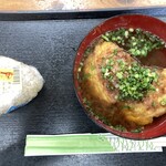 マッちゃん - 揚げだし豆腐とじゃこオニギリ